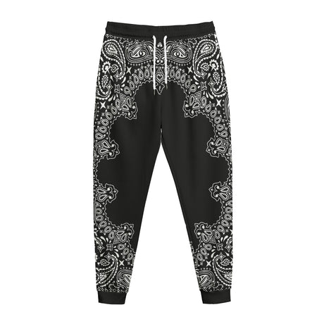 Black Hanky (AOP Sweatpants)-AOP Sweatpants-Swish Embassy