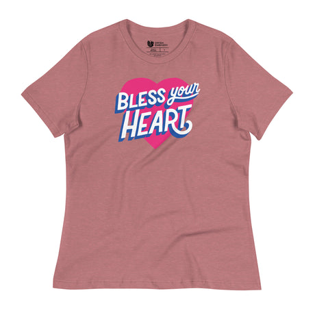 Bless Your Heart (Women's Relaxed T-Shirt)-Women's T-Shirts-Swish Embassy