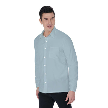 Blue Crush (Long Sleeve Button Shirt)-Long Sleeve Button Shirts-Swish Embassy