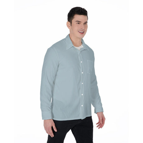 Blue Crush (Long Sleeve Button Shirt)-Long Sleeve Button Shirts-Swish Embassy