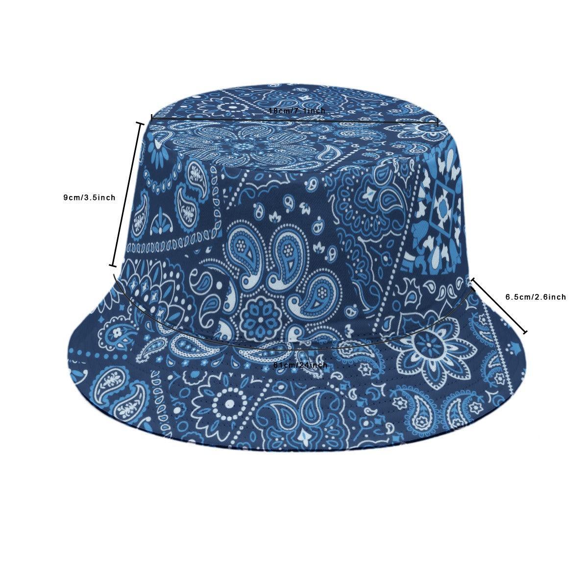 Blue Hanky (Allover Bucket Hat)-Allover Bucket Hat-Swish Embassy