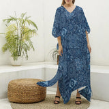Blue Hanky (Kaftan)-Kaftan-Swish Embassy