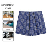 Blue Mendala (Shorts)-Shorts-Swish Embassy