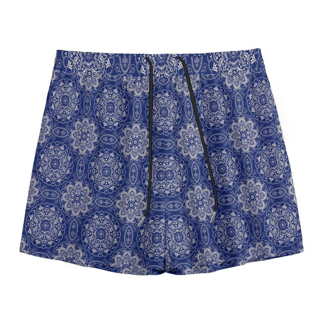 Blue Mendala (Shorts)-Shorts-Swish Embassy