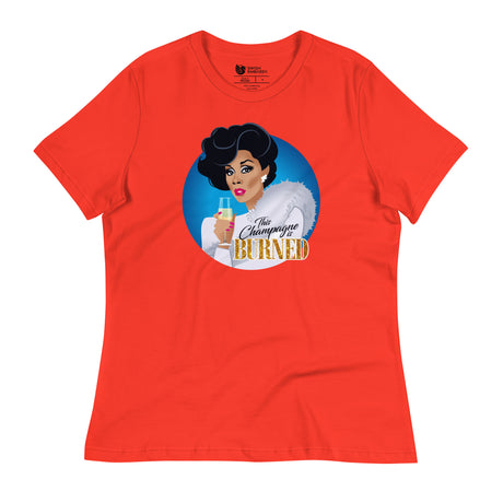 Burned (Women's Relaxed T-Shirt)-Women's T-Shirts-Swish Embassy