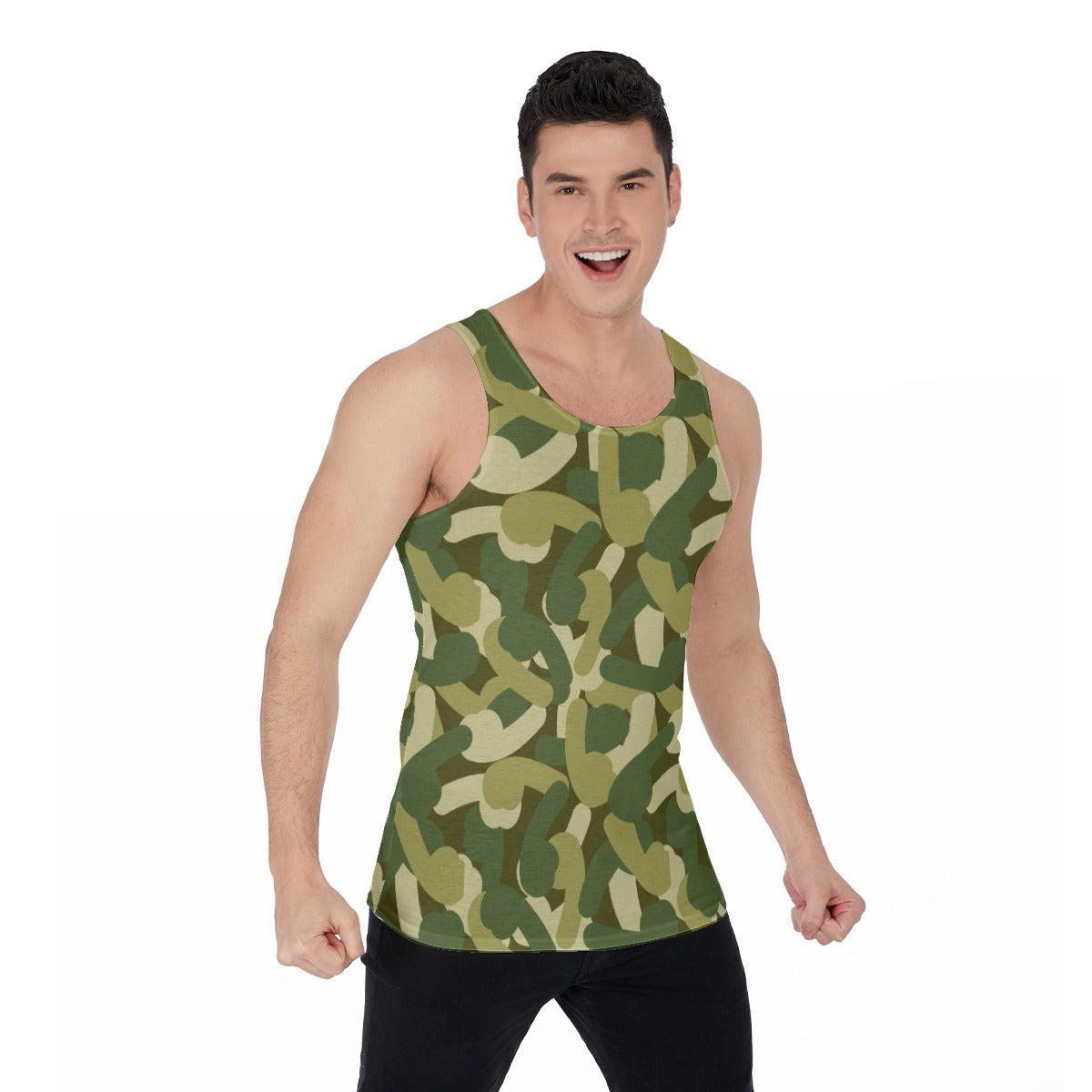 Camo Wiener (Allover Tank Top)-Allover Tank Top-Swish Embassy
