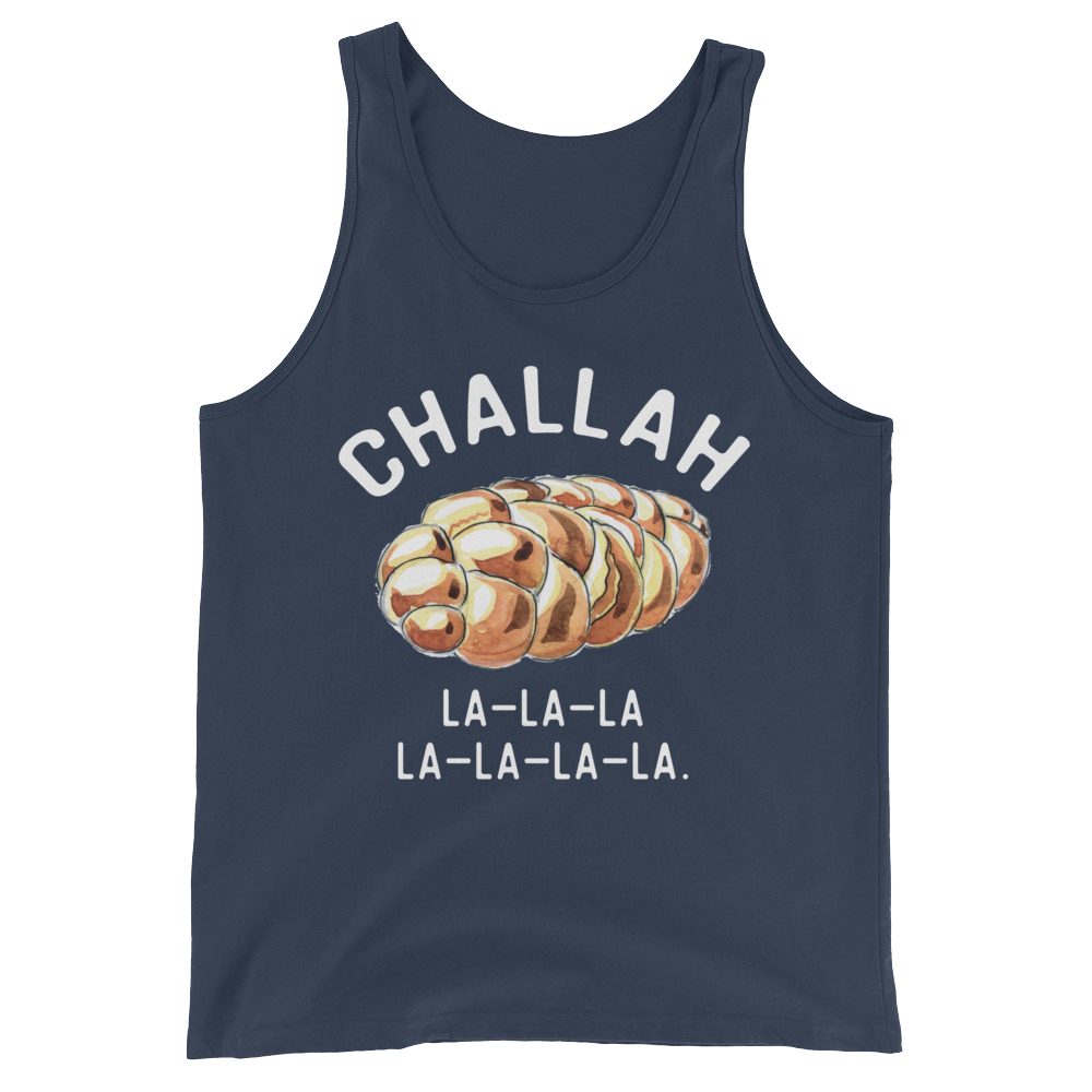 Challah Holidays (Tank Top)-Christmas Tank Tops-Swish Embassy