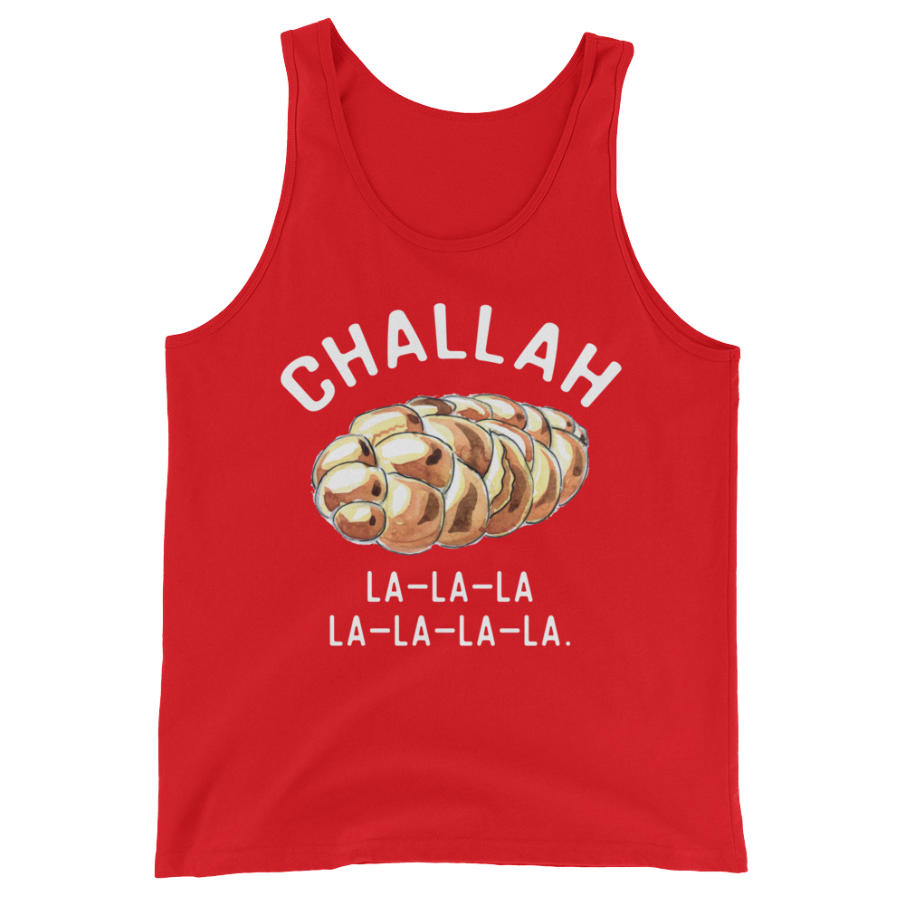 Challah Holidays (Tank Top)-Christmas Tank Tops-Swish Embassy