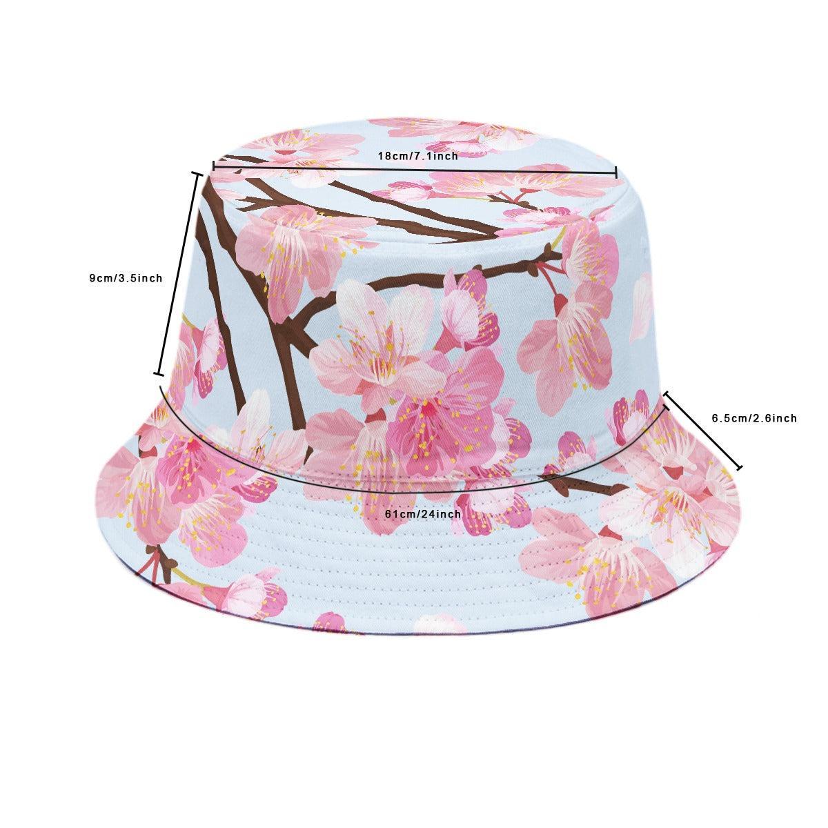 Cherry Blossom (Allover Bucket Hat)-Allover Bucket Hat-Swish Embassy
