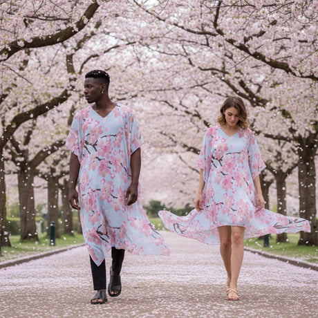 Cherry Blossom (Kaftan)-Kaftan-Swish Embassy
