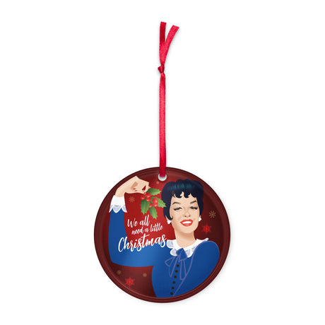 Christmas with Mame (Acrylic ornament)-Acrylic Ornaments-Swish Embassy
