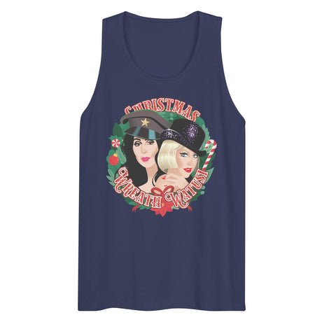 Christmas Wreath Watusi (Tank top)-Christmas Tank Tops-Swish Embassy