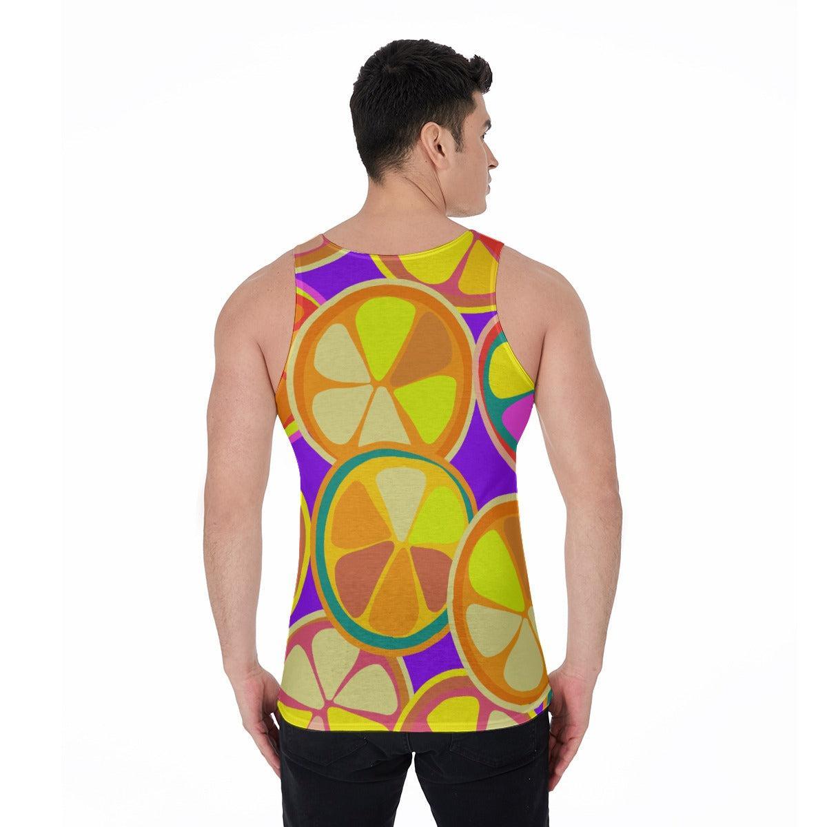 Citrus (Allover Tank Top)-Allover Tank Top-Swish Embassy