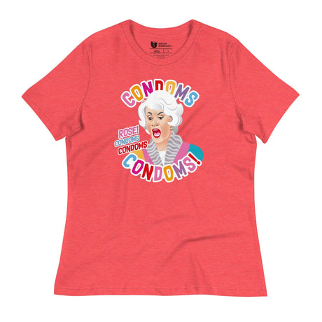 Condoms! (Women's Relaxed T-Shirt)-Women's T-Shirts-Swish Embassy