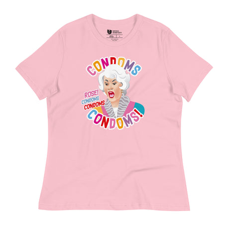 Condoms! (Women's Relaxed T-Shirt)-Women's T-Shirts-Swish Embassy