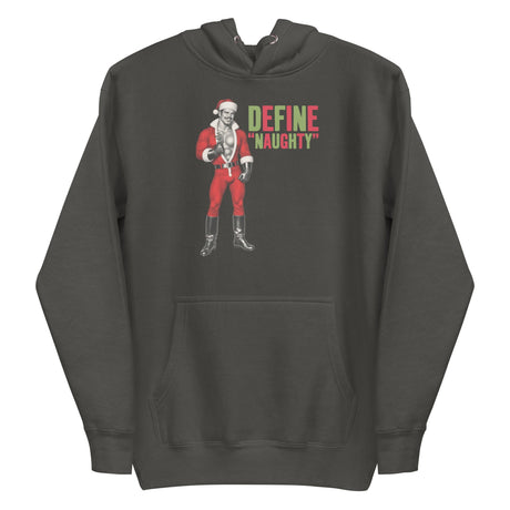 Define Naughty (Hoodie)-Christmas Hoodies-Swish Embassy