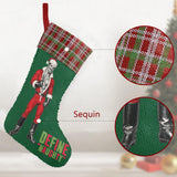 Define Naughty (Sequin Christmas Stocking)-Christmas Stockings-Swish Embassy