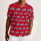 Disco Mirror Cowboy Hat (Cotton Button Shirt)-Cotton Button Shirt-Swish Embassy