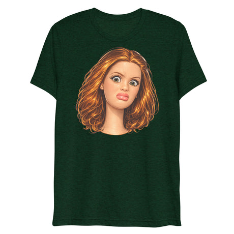 Disgusted Doll (Triblend)-Triblend T-Shirt-Swish Embassy