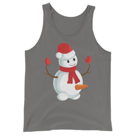 Do You Wanna Build A Snowman (Tank Top)-Christmas Tank Tops-Swish Embassy