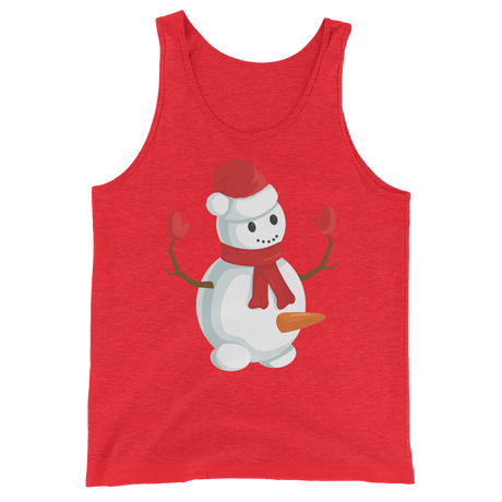 Do You Wanna Build A Snowman (Tank Top)-Christmas Tank Tops-Swish Embassy