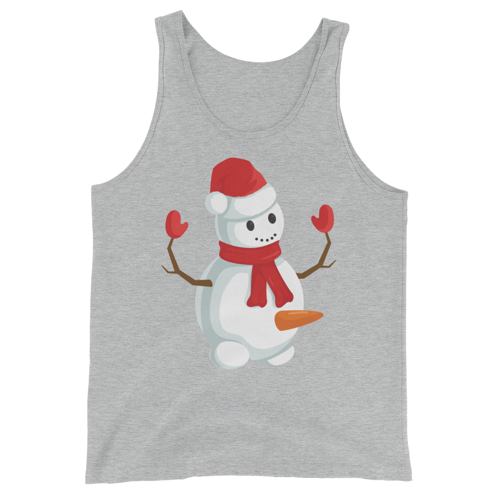 Do You Wanna Build A Snowman (Tank Top)-Christmas Tank Tops-Swish Embassy