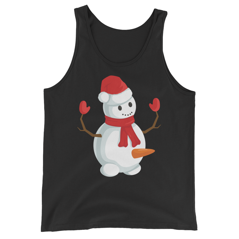 Do You Wanna Build A Snowman (Tank Top)-Christmas Tank Tops-Swish Embassy