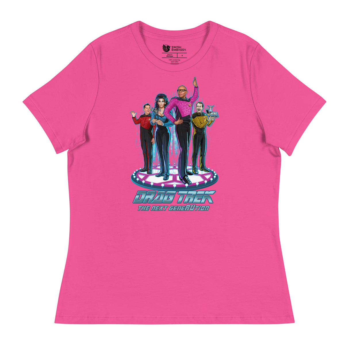 Drag Trek (Women's Relaxed T-Shirt)-Women's T-Shirts-Swish Embassy