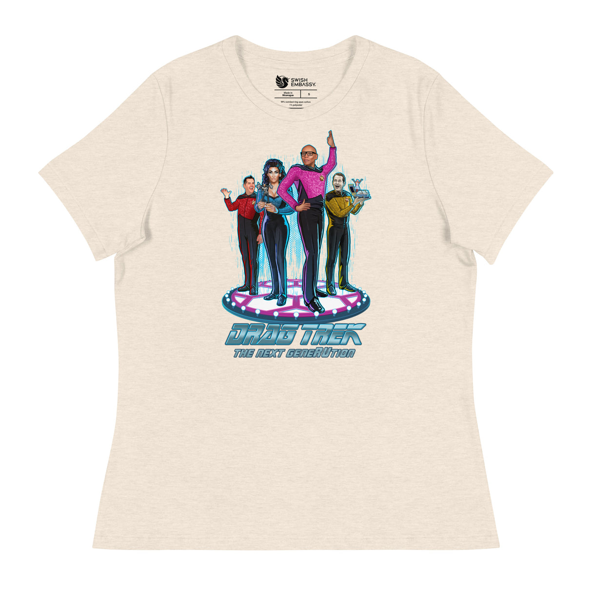 Drag Trek (Women's Relaxed T-Shirt)-Women's T-Shirts-Swish Embassy