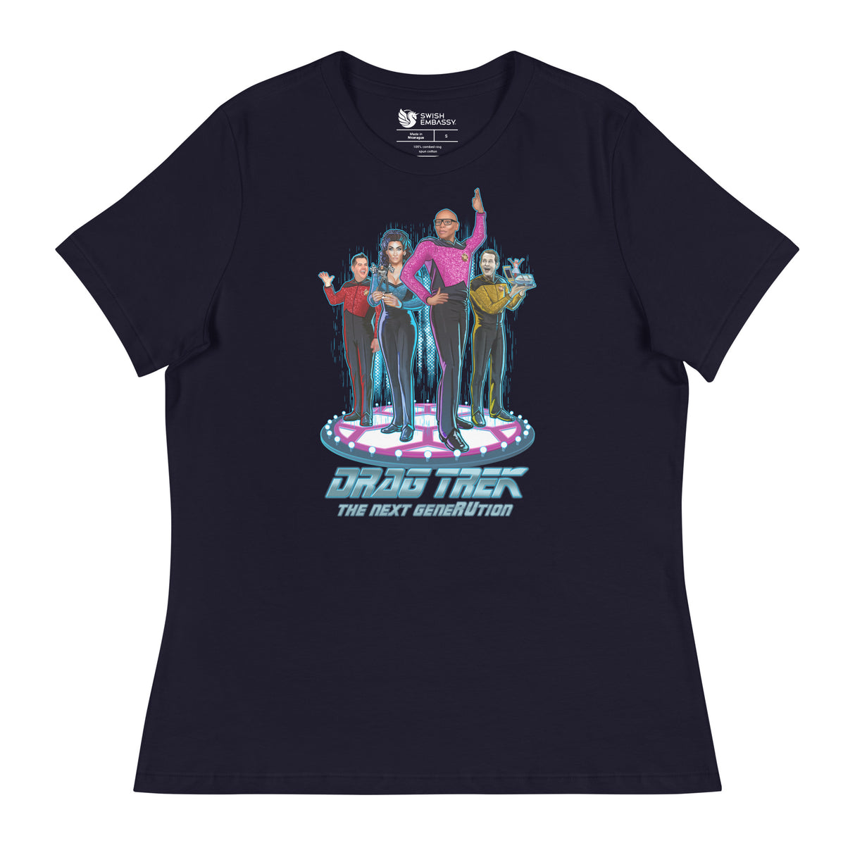 Drag Trek (Women's Relaxed T-Shirt)-Women's T-Shirts-Swish Embassy