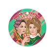 Drink Your Eggnog Shelby (Ceramic ornament)-Ceramic Ornament-Swish Embassy