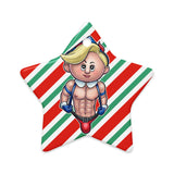 Elfin Good Time (Ceramic Ornament)-Ceramic Ornament-Swish Embassy