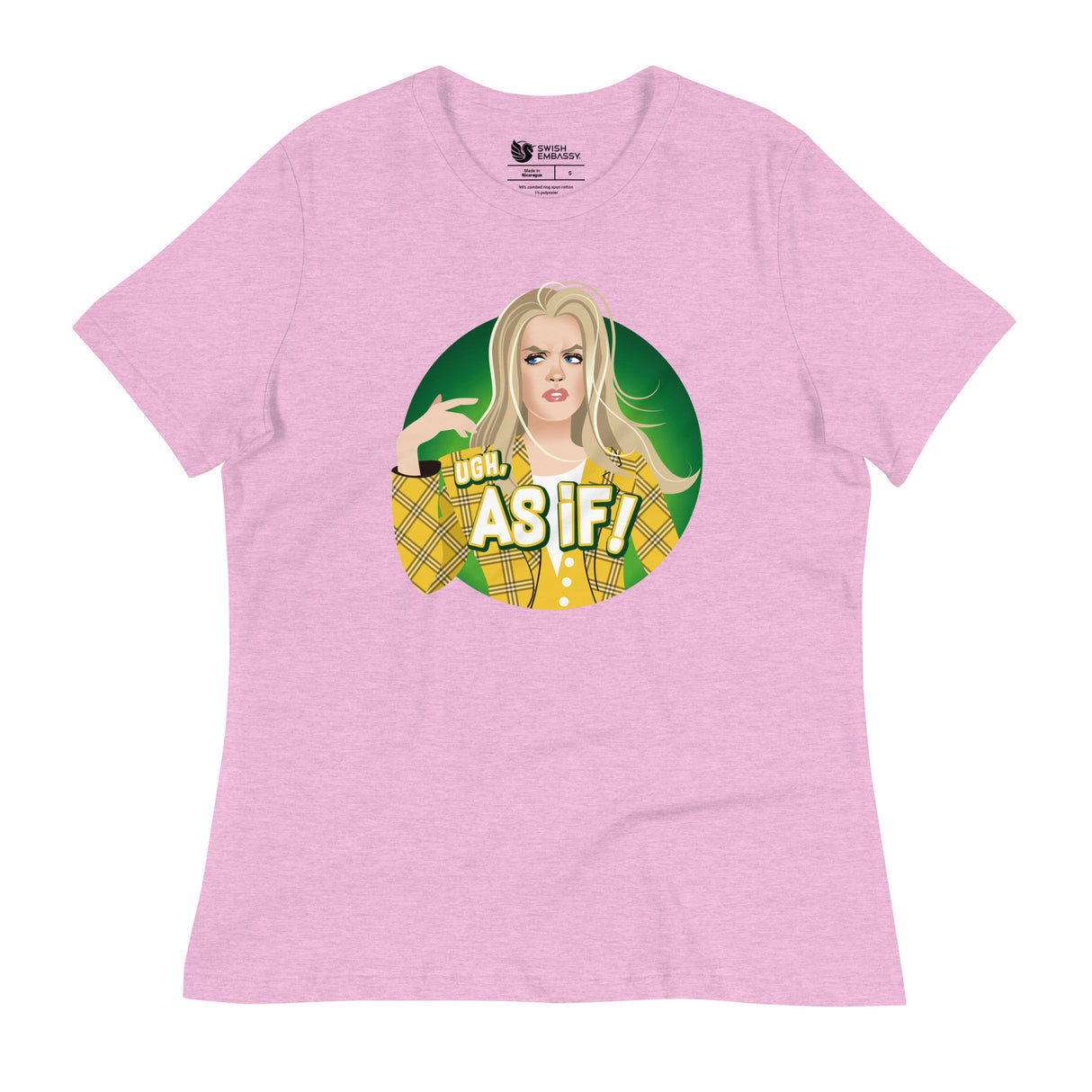 Ew, As If! (Women's Relaxed T-Shirt)-Women's T-Shirts-Swish Embassy