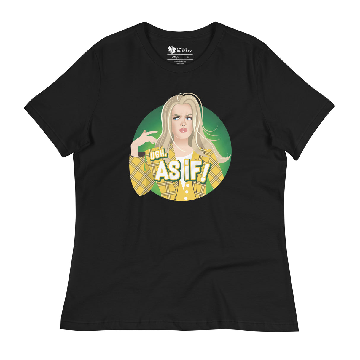 Ew, As If! (Women's Relaxed T-Shirt)-Women's T-Shirts-Swish Embassy