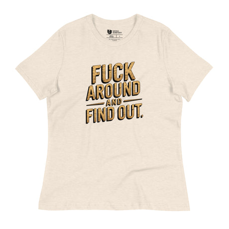 FAFO (Women's Relaxed T-Shirt)-Women's T-Shirts-Swish Embassy