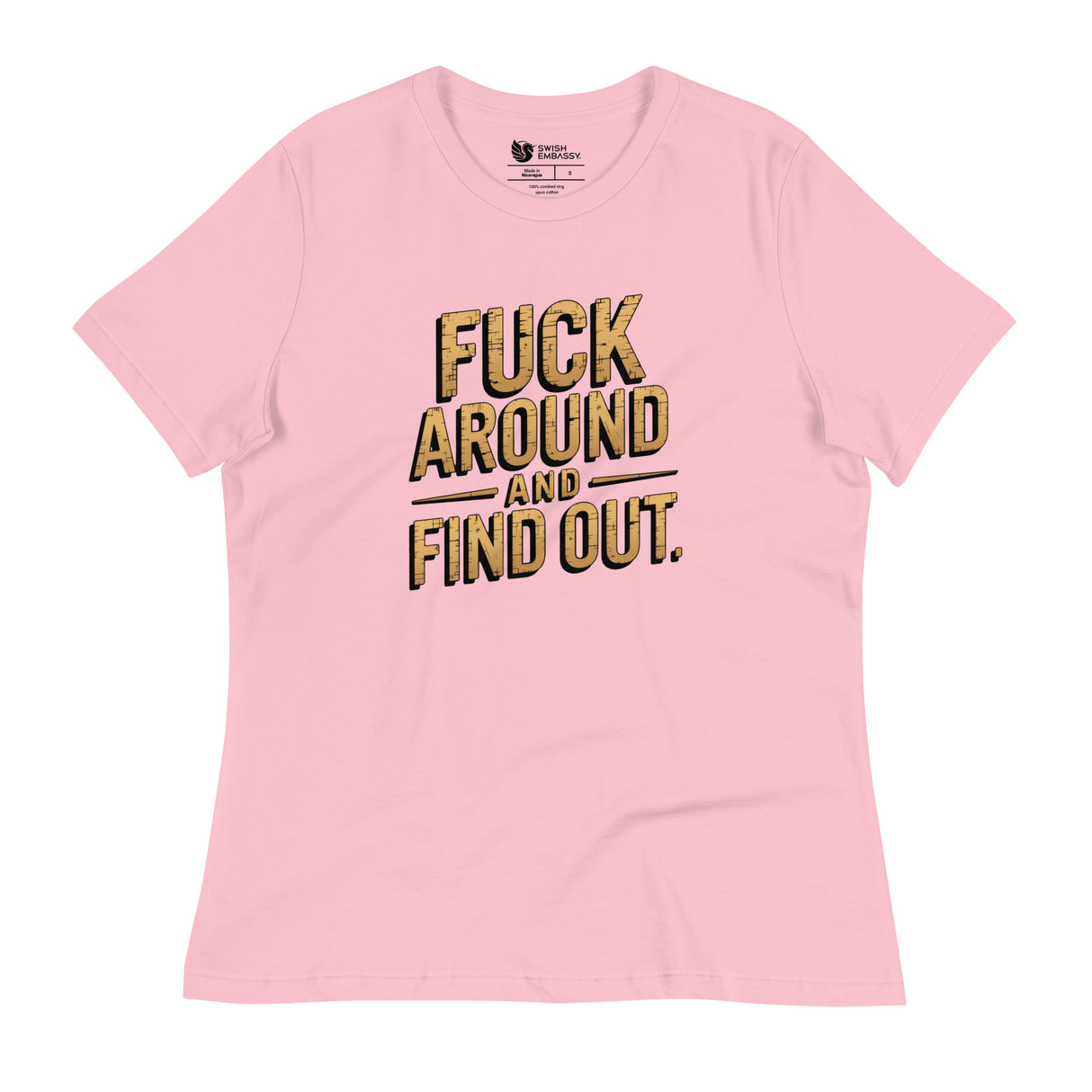 FAFO (Women's Relaxed T-Shirt)-Women's T-Shirts-Swish Embassy