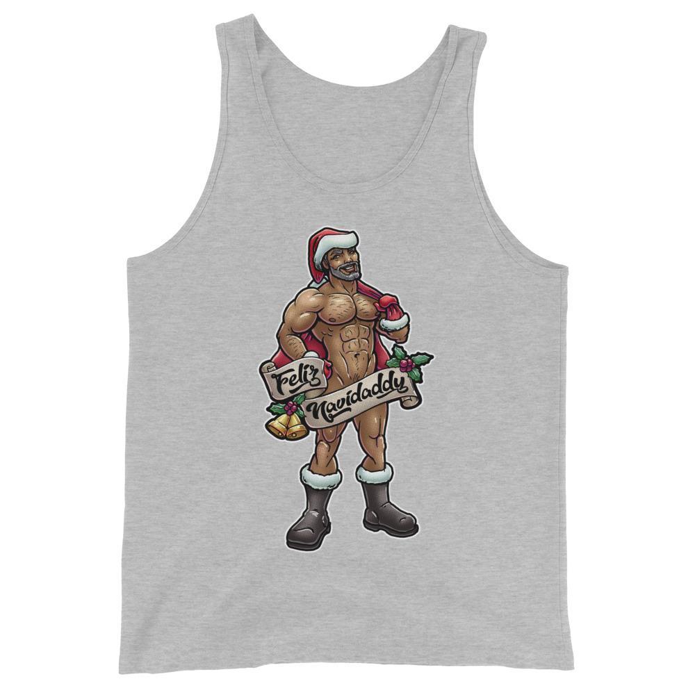 Feliz Navidaddy (Tank Top)-Christmas Tank Tops-Swish Embassy