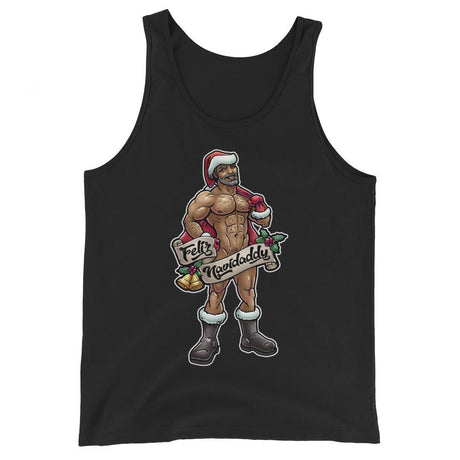 Feliz Navidaddy (Tank Top)-Christmas Tank Tops-Swish Embassy