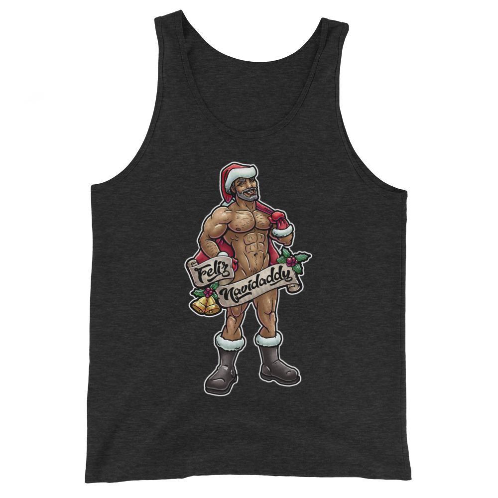 Feliz Navidaddy (Tank Top)-Christmas Tank Tops-Swish Embassy