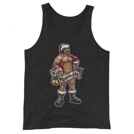 Feliz Navidaddy (Tank Top)-Christmas Tank Tops-Swish Embassy
