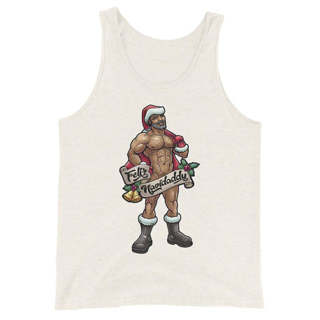 Feliz Navidaddy (Tank Top)-Christmas Tank Tops-Swish Embassy