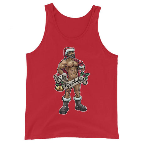 Feliz Navidaddy (Tank Top)-Christmas Tank Tops-Swish Embassy