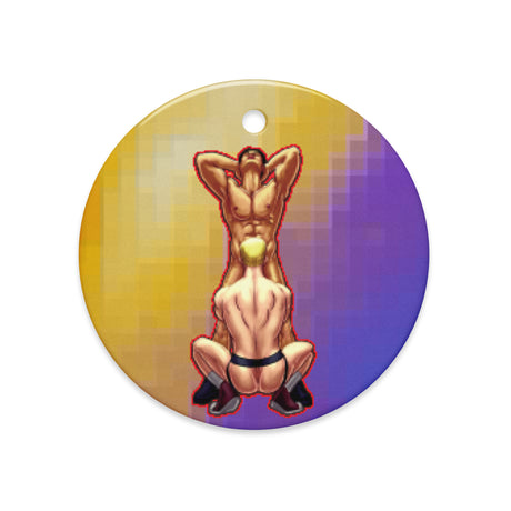 Finish Him (Ceramic ornament)-Ceramic Ornament-Swish Embassy