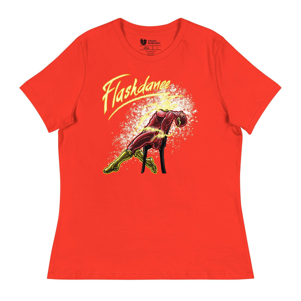 Flashdance (Women's Relaxed T-Shirt)-Women's T-Shirts-Swish Embassy