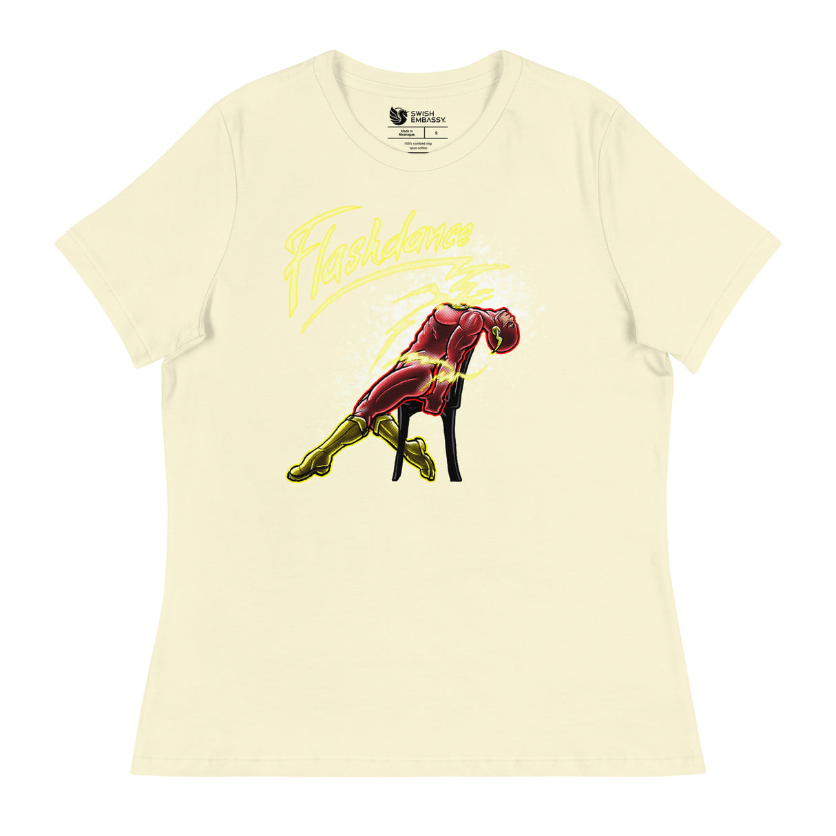 Flashdance (Women's Relaxed T-Shirt)-Women's T-Shirts-Swish Embassy