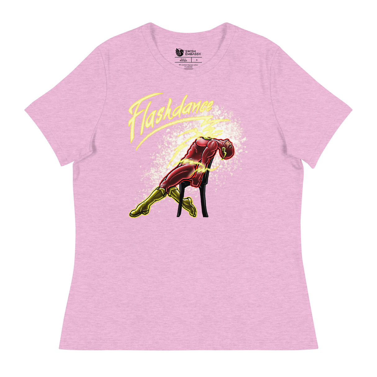 Flashdance (Women's Relaxed T-Shirt)-Women's T-Shirts-Swish Embassy