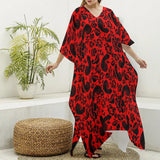 Floral Pecker (Kaftan)-Kaftan-Swish Embassy