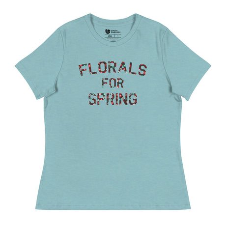 Florals for Spring (Women's Relaxed T-Shirt)-Women's T-Shirts-Swish Embassy