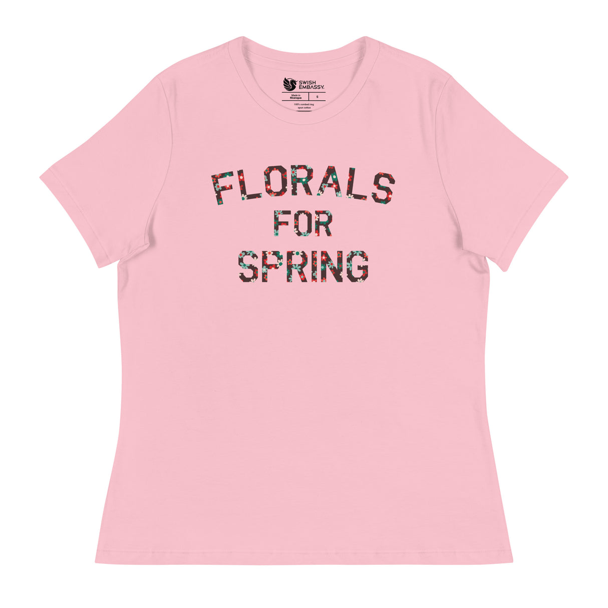 Florals for Spring (Women's Relaxed T-Shirt)-Women's T-Shirts-Swish Embassy