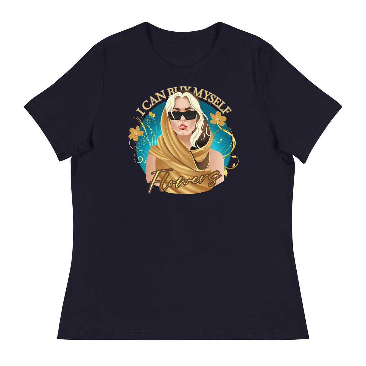 Flowers (Women's Relaxed T-Shirt)-Women's T-Shirts-Swish Embassy